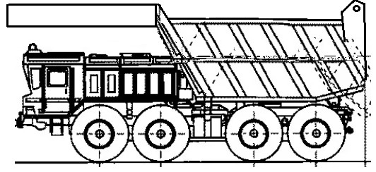 Create meme: maz 6517 dump truck dimensions, dump truck coloring book, belaz-75710 dump truck coloring
