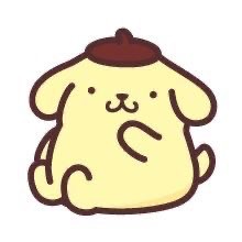 Create meme: pompompurin sanrio, pompompurin stickers, pompompurin stickers