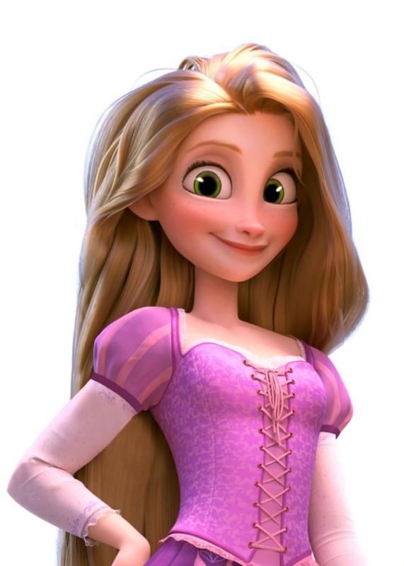 Create meme: rapunzel characters, Rapunzel , Rapunzel on a white background