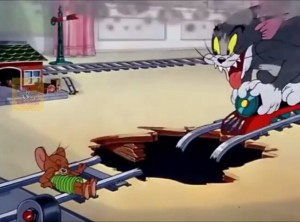 Create meme: Tom and Jerry 124 series, tom and jerry train, Tom and Jerry