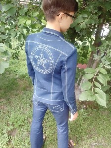 Create meme: denim jacket, clothing