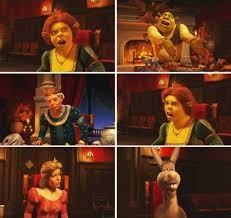 Create meme: Shrek Fiona donkey, Shrek Fiona donkey, Shrek Fiona, Fiona's dad, Harold