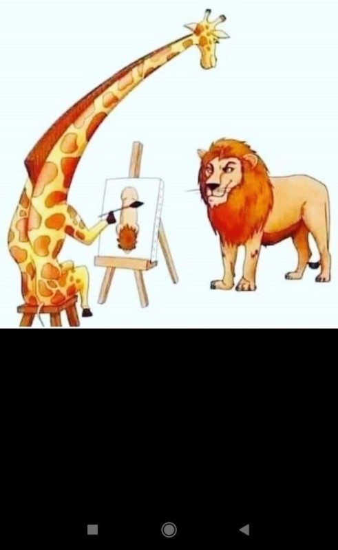 Create meme: A giraffe draws a lion, giraffe drawing, giraffe drawings