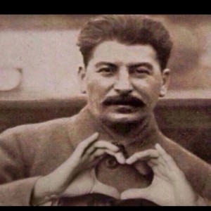 Создать мем: двойник сталина евсей лубицкий, иосиф сталин сердечко, сталин сердечко