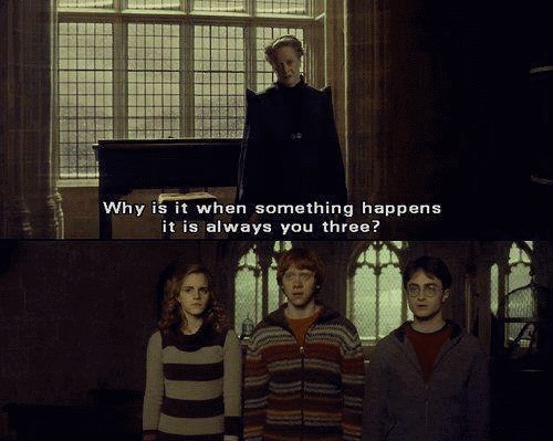 Create meme "Something Happens, Harry Potter mems, why when something