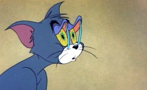 Create meme: Tom from Tom and Jerry, Tom and Jerry cat, Tom and Jerry match in the eyes