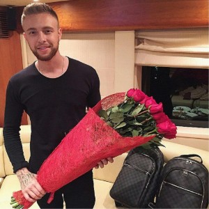 Create meme: a bouquet of roses, bouquet, bachelor Egor Krid
