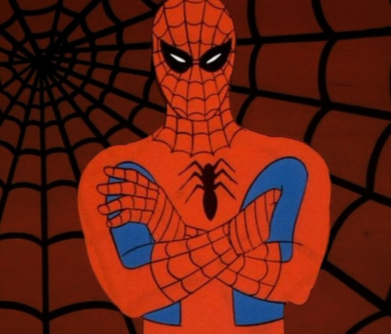 Create meme: Spider-Man, spider-man is old, man spider