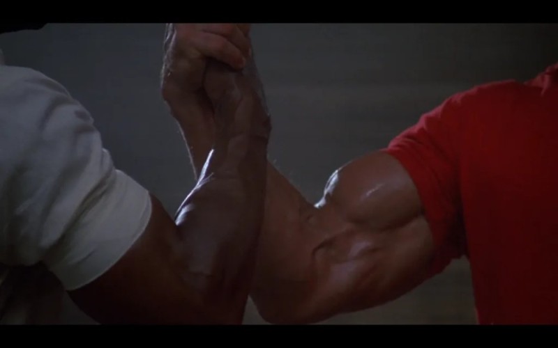 Create meme: schwarzenegger handshake meme, schwarzenegger's handshake, schwarzenegger handshake