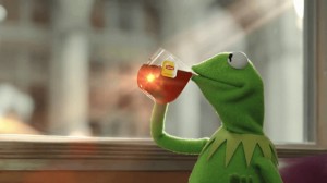 Create meme: Kermit, Kermit the frog, Kermit the frog tea