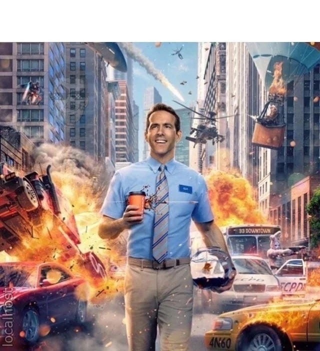 Create meme: Ryan reynolds 2020, Ryan Reynolds , The main character of 2020 is Ryan Reynolds