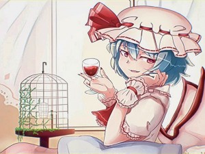 Создать мем: ремилия скарлет, ремилия скарлет чай, touhou ремилия