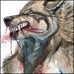 Create meme: bad wolf, wolves in art rage, wolf hybrid