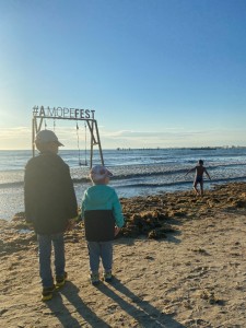 Create meme: beach, sunset ocean, walk on the beach