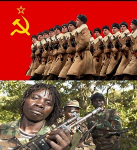 Создать мем: вс уганды, господня армия сопротивления уганда, красная армия вперед