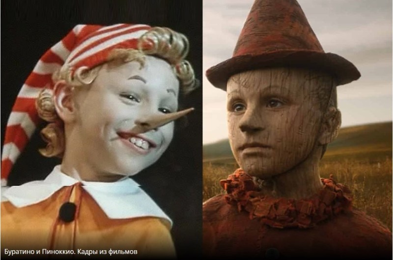 Create meme: Pinocchio the 1975 film Pierrot, pinocchio characters, Pinocchio makeup