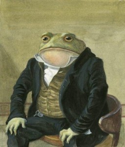 Создать мем: mr. toad, рисунок лягушка, frog art