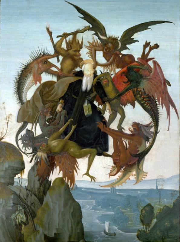 Создать мем: искушение святого антония микеланджело, босх искушение святого антония, мучения святого антония