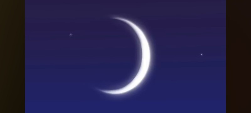 Create meme: waxing moon, The growing crescent, crescent moon