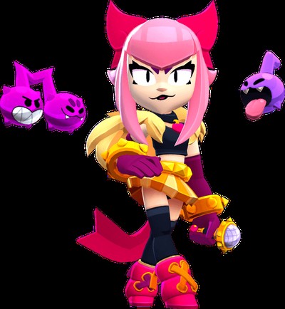 Create meme: skins brawl stars, piper from brave stars, Amy rose