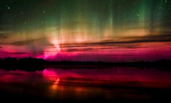 Create meme: beautiful natural phenomena, natural phenomenon, polar lights