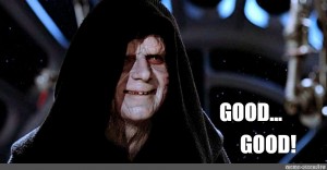 Memes "Palpatine Darth Sidious laughs, Darth Sidious smiles, Emperor P...