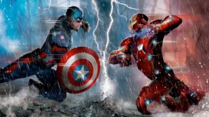 Create meme: superhero, avengers, the first avenger confrontation
