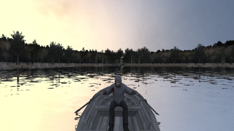 Создать мем: cry of fear лодка, игра русская рыбалка, русская рыбалка 4