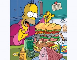 Create meme: Homer, the simpsons, the simpsons comics