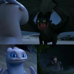 Create meme: to train your dragon 3, light fury httyd toothless and, how to train your dragon 3 toothless