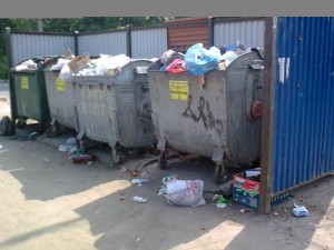 Create meme: waste, dumpster, trash cans trash
