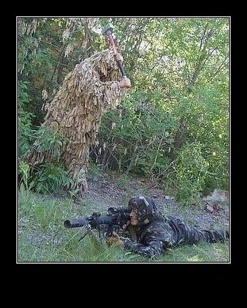 Create meme: sniper joke, snipers, army humor