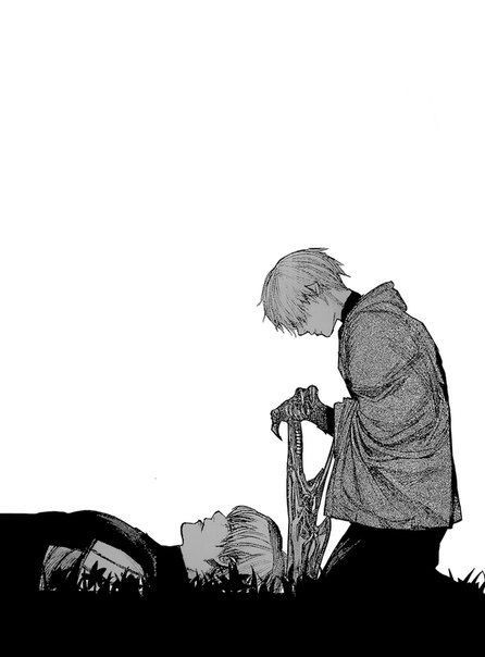 Create meme: Tokyo ghoul , arima kisho death, tokyo ghoul death of Arima manga