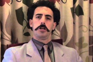 Create meme: Borat Sagdiyev, Borat king in the castle, what important chicken Borat