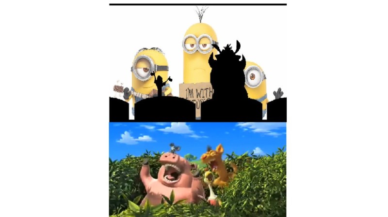 Create meme: minions bob and Stuart, cartoons minions, Minion gru