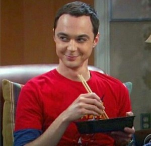 Create meme: Jim Parsons, Sheldon Cooper joke's on you, Sheldon Cooper smiling