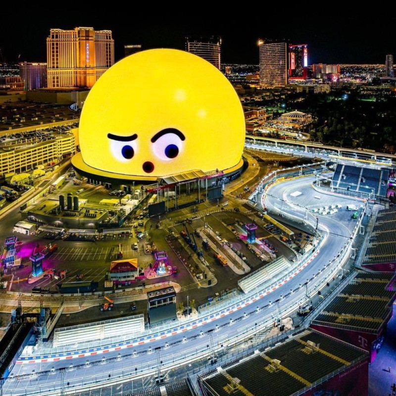Create meme: Vegas , sphere in las vegas, yellow duckling