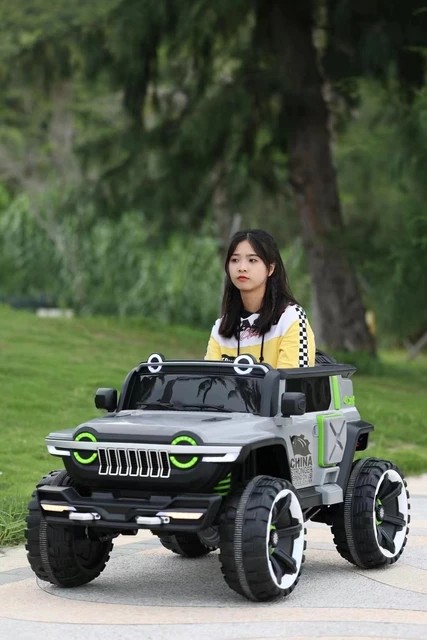 Create meme: children's electric car jeep, children's electric car, electric buggy jm-1199 4x4 yellow