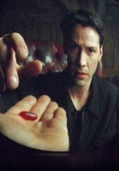 Create meme: red and blue pill matrix, matrix pills to neo, red pill