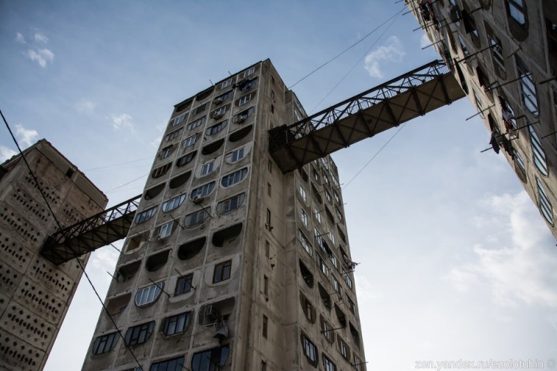 Create meme: Tbilisi nutsubidze bridges, panel building, high-rise building