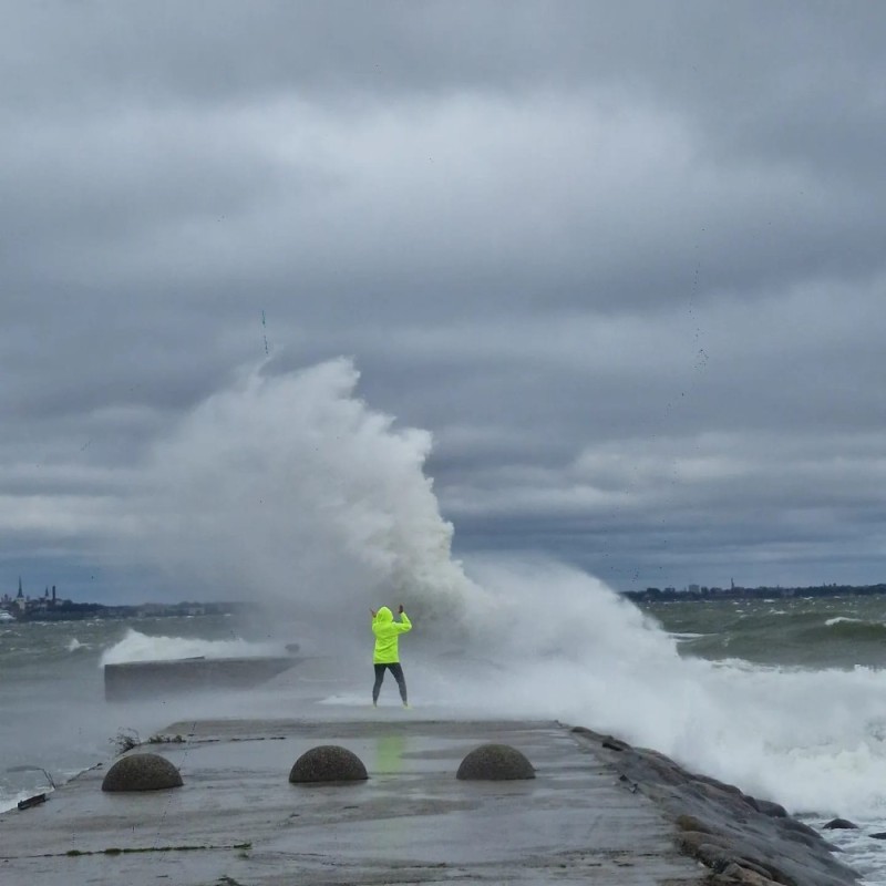 Create meme: wind storm, storm waves, sea storm