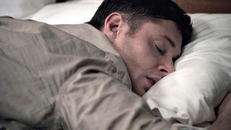 Create meme: Sam Winchester , Sleepy Dean winchester, supernatural 