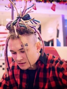 Create meme: guy, Morgenstern Alisher 666, top knot with dreadlocks