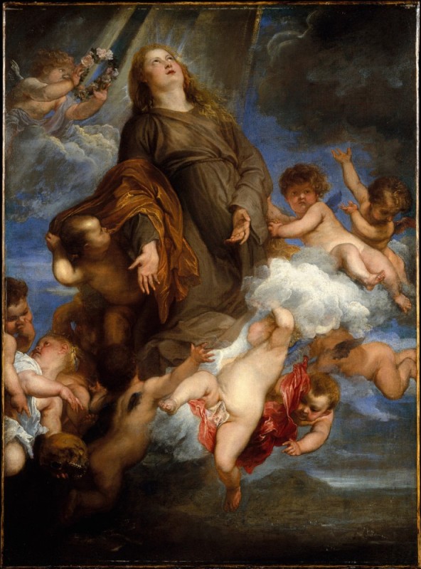 Create meme: Antonis van Dyck, antonis van dijk, Bartolome Esteban Murillo Immaculate Conception of the Virgin Mary