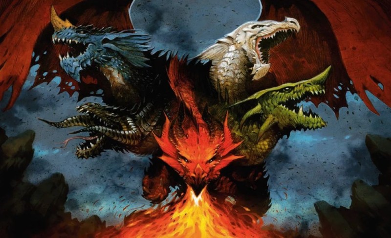 Create meme: Dungeons dragons tiamat, Tiamat the dragon, tiamat dragon dnd