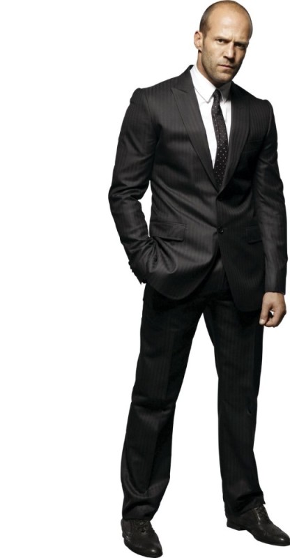 Create meme: Statham on white background, Statham in a suit, with Jason Statham