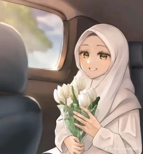 Create meme: Muslim girl, Muslim anime, Muslim woman art