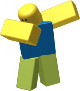 Create meme: photo roblox dab, stickers get, roblox noob dabing