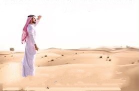 Create meme: an arab in the desert, Qatar , Saudi Arabia 