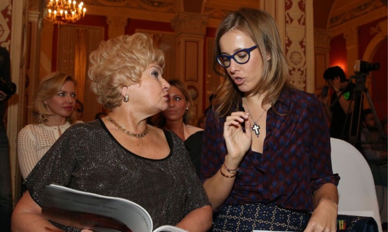 Create meme: Lyudmila Narusova, Kseniya Anatolyevna Sobchak , Lyudmila Borisovna Narusova